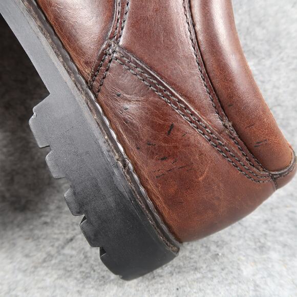Frye Shoes Men 8.5 Oxford Derby Leather Roswell Dress Vintage Retro Brown Chunky main image 11